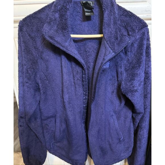 The North Face Women's Full Zip Teddy Fleece Osito Jacket Purple Medium - Picture 6 of 8